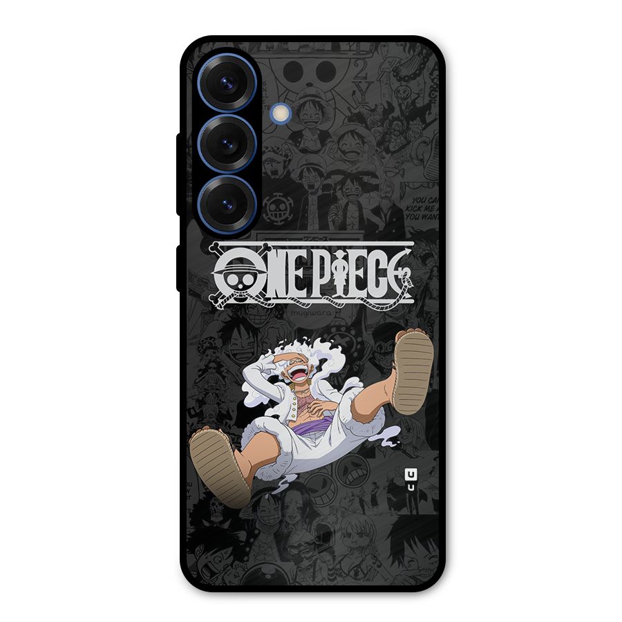One Piece Manga Laughing Metal Back Case for Galaxy S25