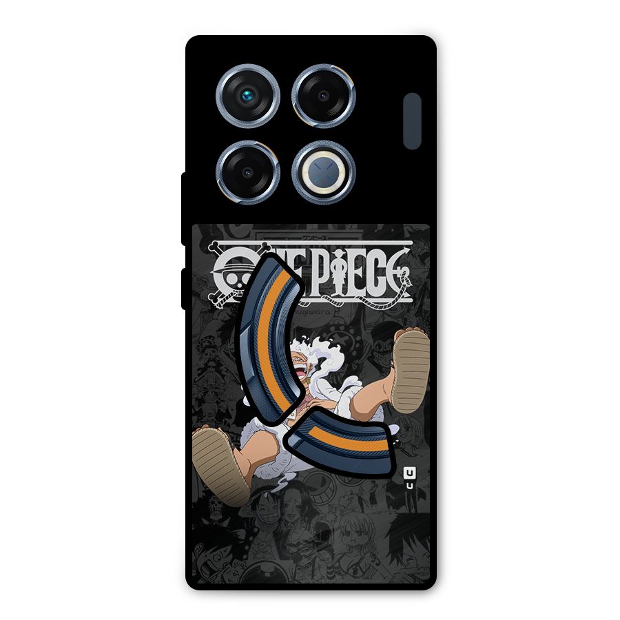 One Piece Manga Laughing Metal Back Case for Infinix GT 20 Pro