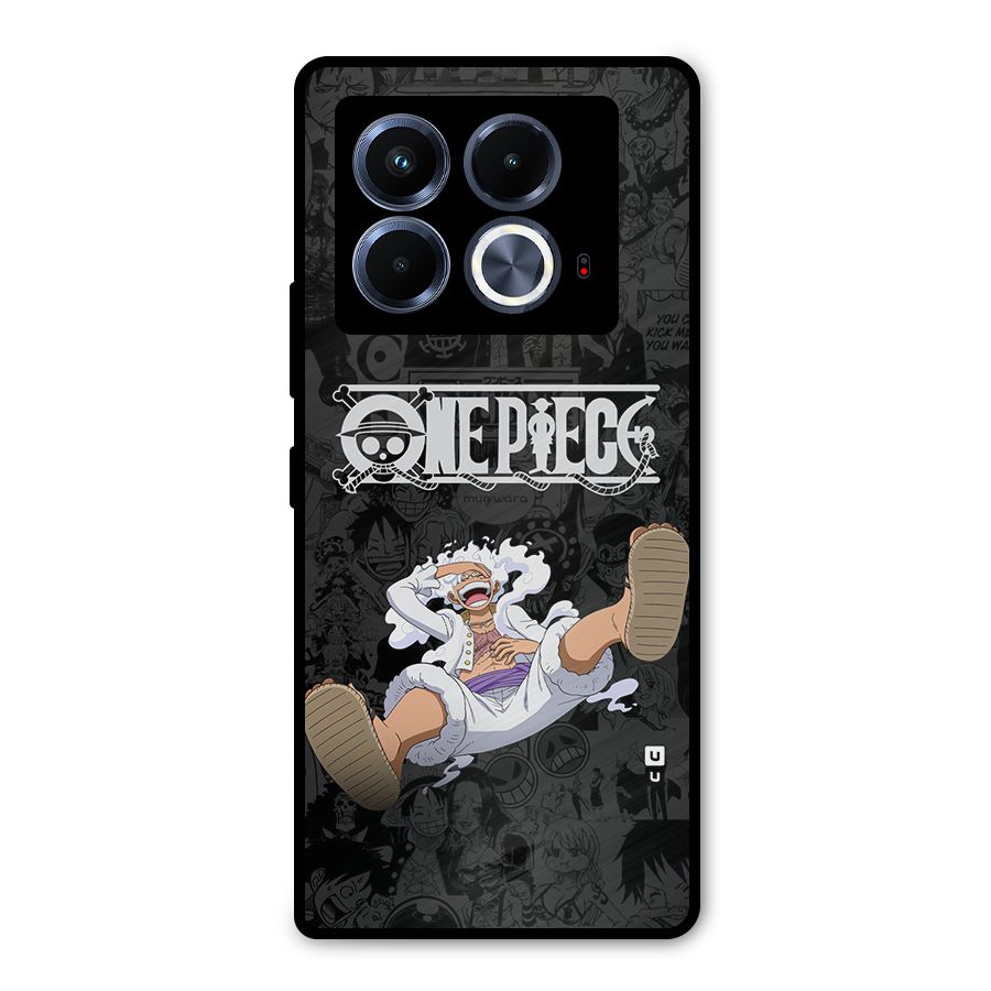 One Piece Manga Laughing Metal Back Case for Infinix Note 40 5G