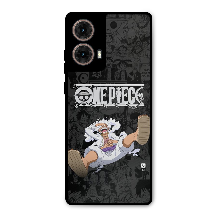 One Piece Manga Laughing Metal Back Case for Moto G85
