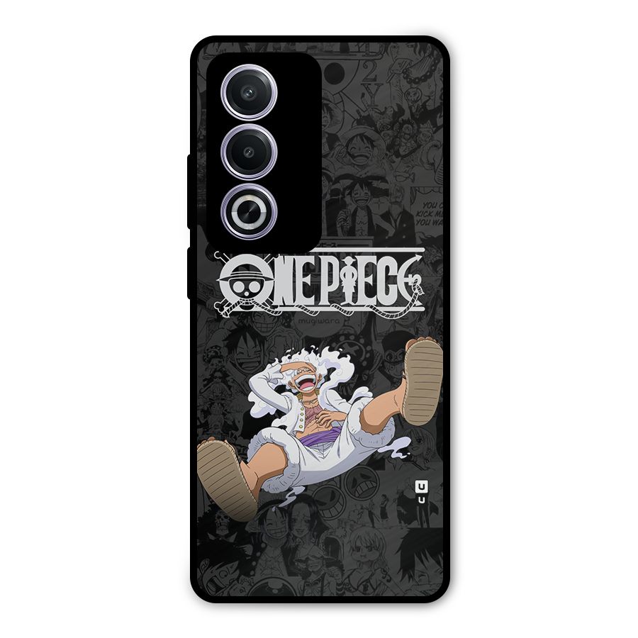 One Piece Manga Laughing Metal Back Case for Oppo K12x