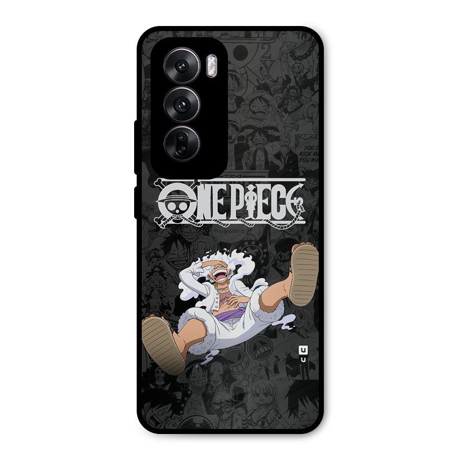 One Piece Manga Laughing Metal Back Case for Oppo Reno12