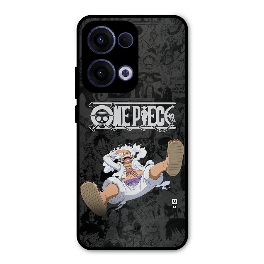 One Piece Manga Laughing Metal Back Case for Oppo Reno13