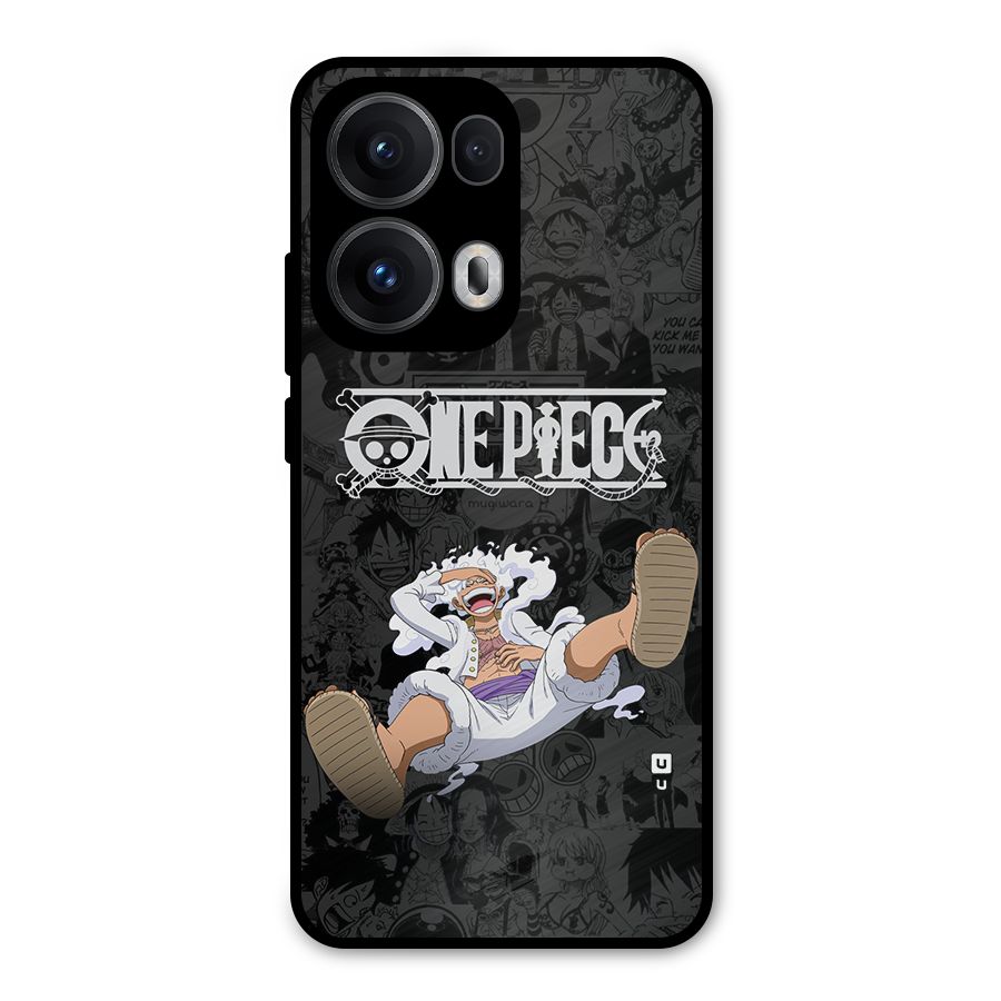 One Piece Manga Laughing Metal Back Case for Oppo Reno13 Pro