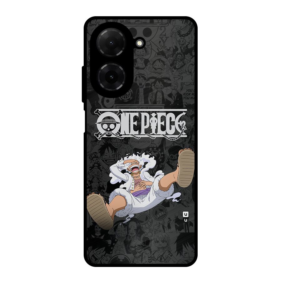 One Piece Manga Laughing Metal Back Case for Poco C71
