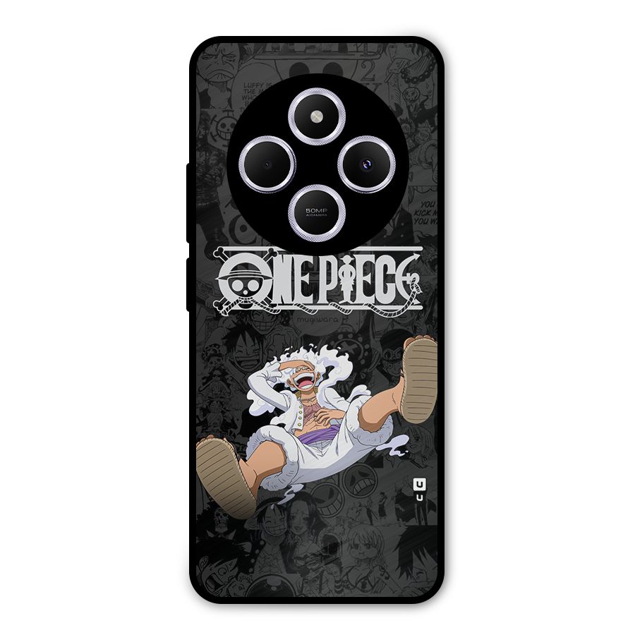One Piece Manga Laughing Metal Back Case for Poco C75 5G
