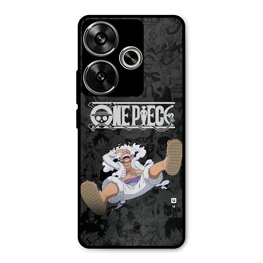 One Piece Manga Laughing Metal Back Case for Poco F6