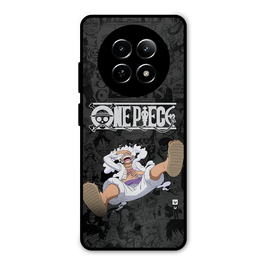 One Piece Manga Laughing Metal Back Case for Realme 12x 5G