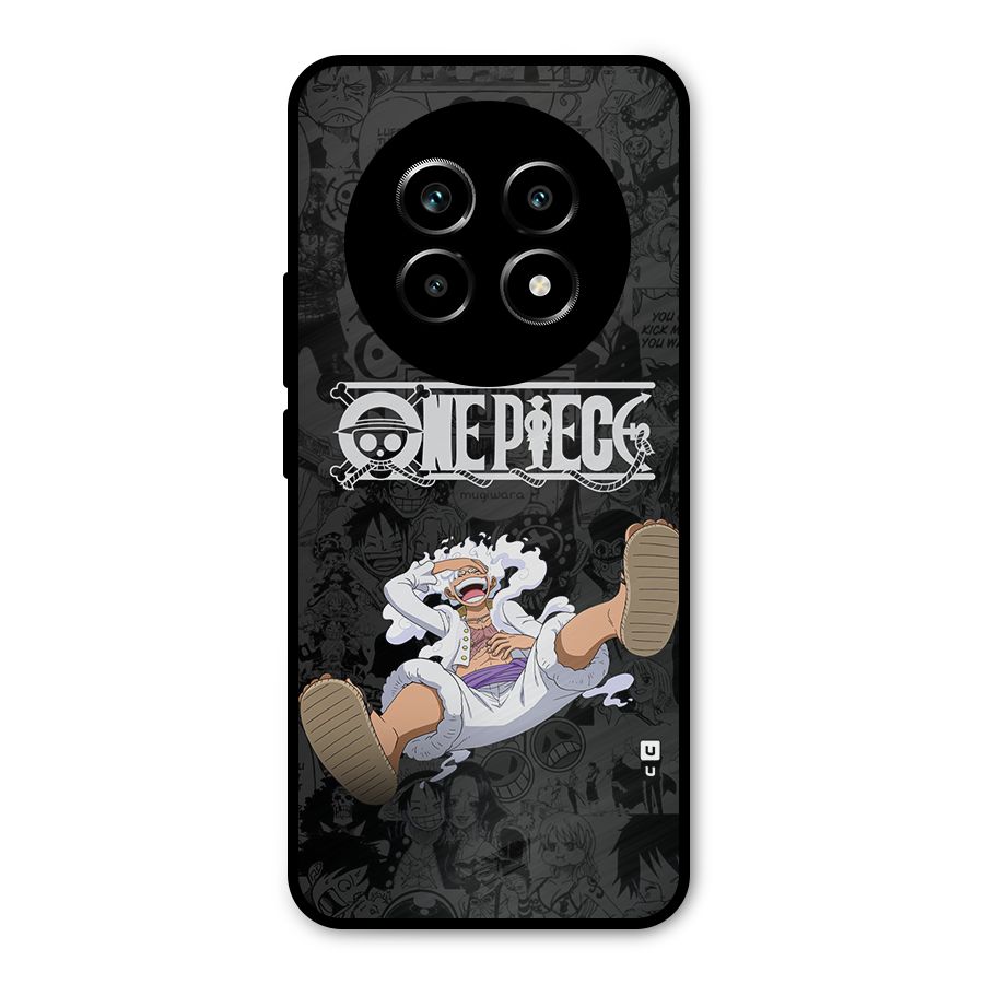 One Piece Manga Laughing Metal Back Case for Realme 13 Pro