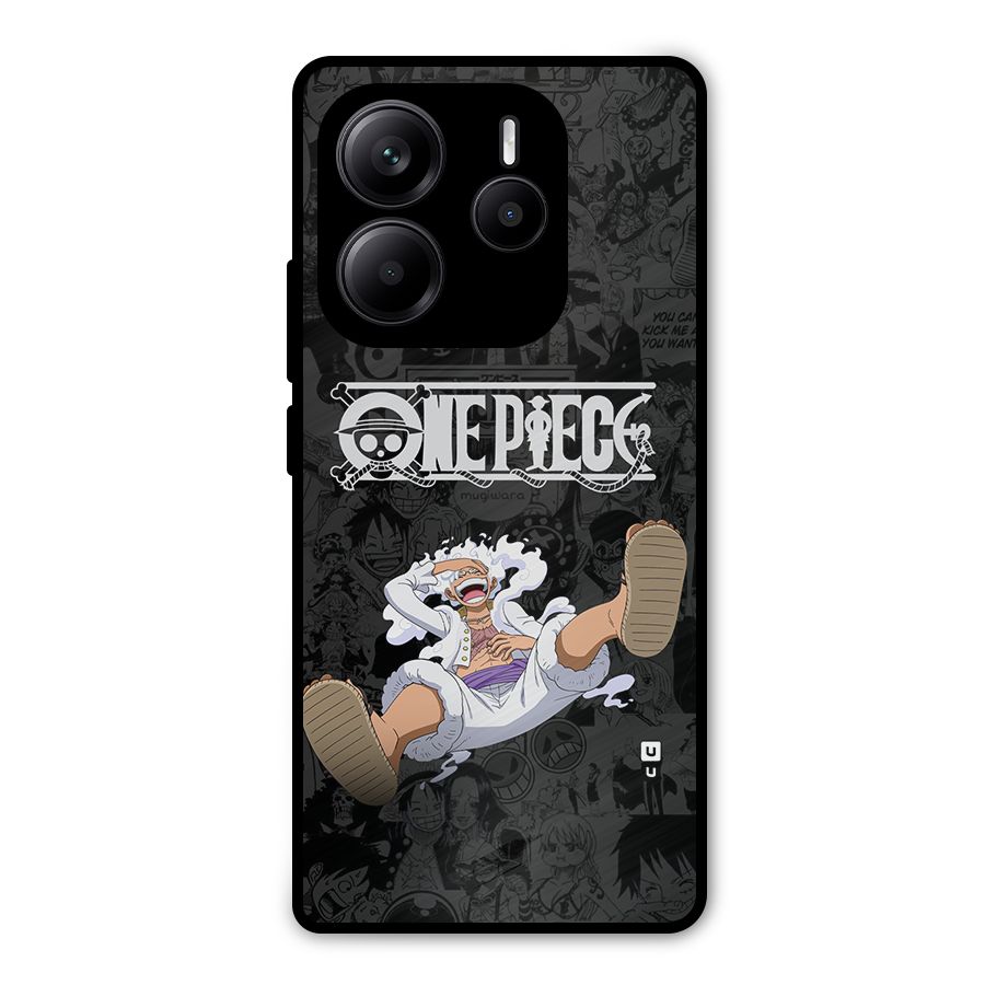 One Piece Manga Laughing Metal Back Case for Redmi Note 14 5G