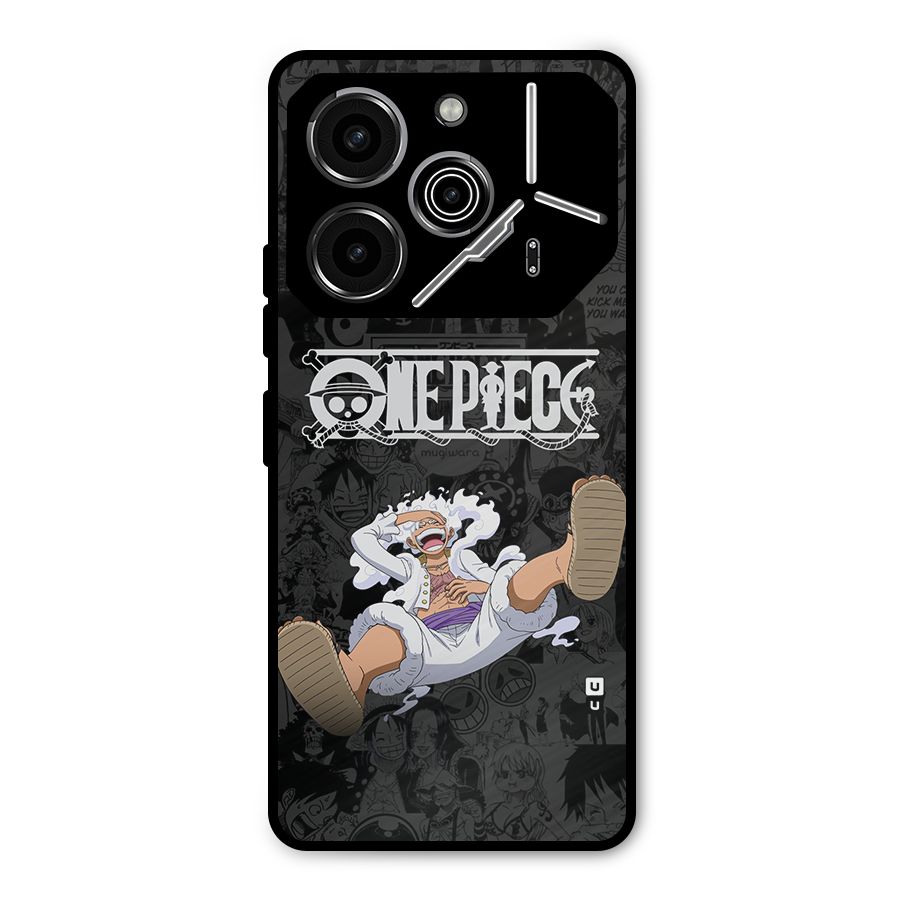 One Piece Manga Laughing Metal Back Case for Tecno Pova 6 Pro