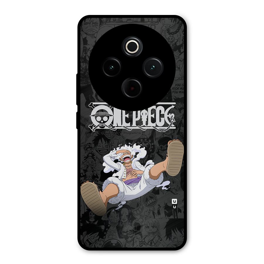One Piece Manga Laughing Metal Back Case for Vivo T4