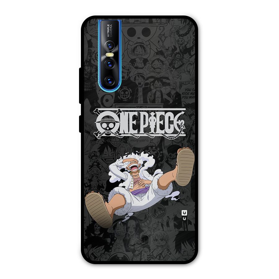 One Piece Manga Laughing Metal Back Case for Vivo V15 Pro