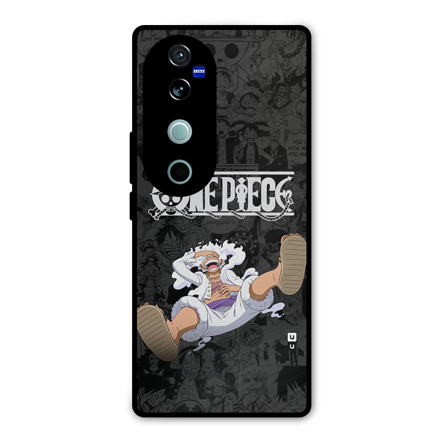 One Piece Manga Laughing Metal Back Case for Vivo V40