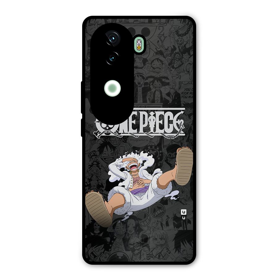 One Piece Manga Laughing Metal Back Case for iQOO Z9s