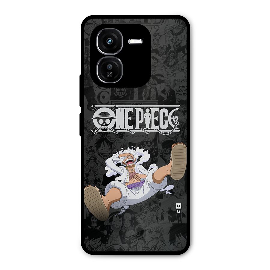One Piece Manga Laughing Metal Back Case for iQOO Z9x