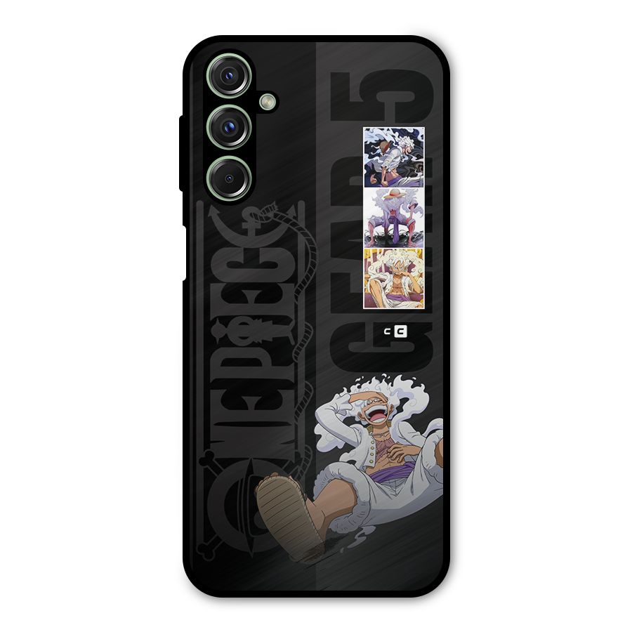 One Piece Monkey D LUffy Gear 5 Metal Back Case for Galaxy F34