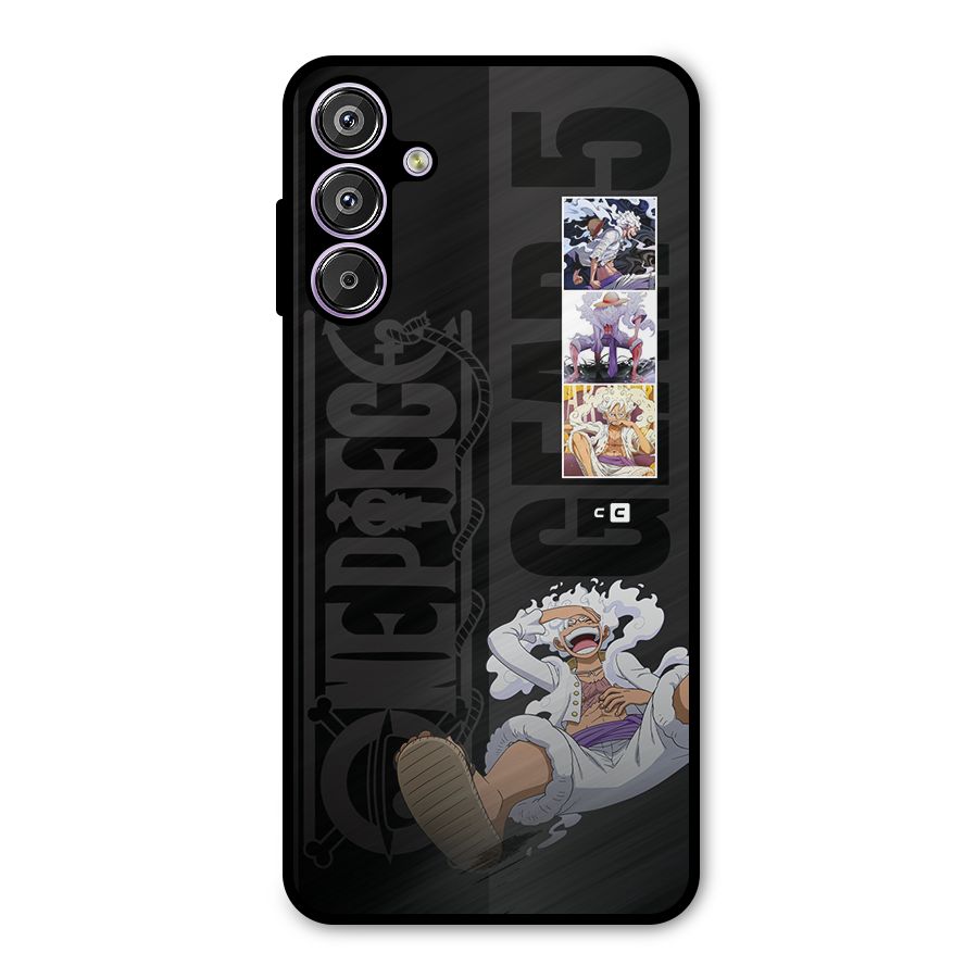One Piece Monkey D LUffy Gear 5 Metal Back Case for Galaxy M15