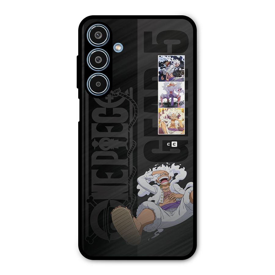 One Piece Monkey D LUffy Gear 5 Metal Back Case for Galaxy M35