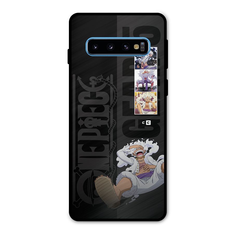 One Piece Monkey D LUffy Gear 5 Metal Back Case for Galaxy S10