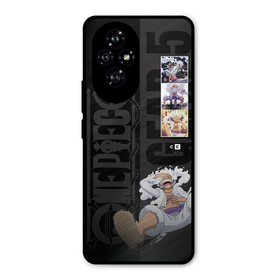 One Piece Monkey D LUffy Gear 5 Metal Back Case for Honor 200