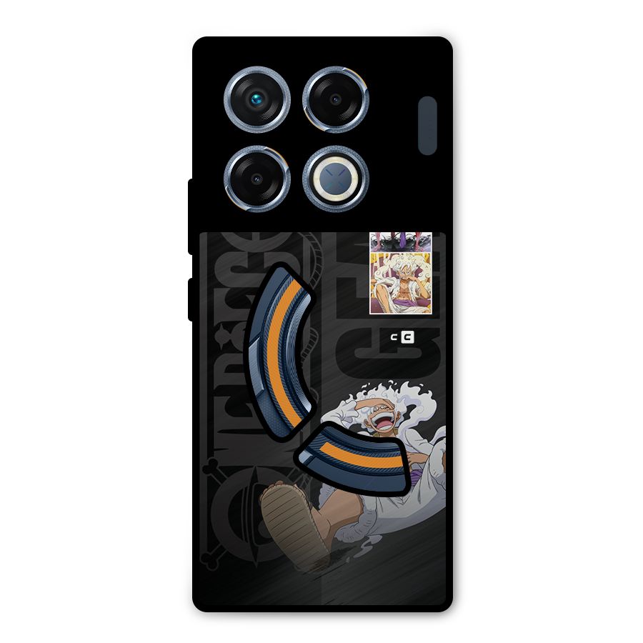 One Piece Monkey D LUffy Gear 5 Metal Back Case for Infinix GT 20 Pro