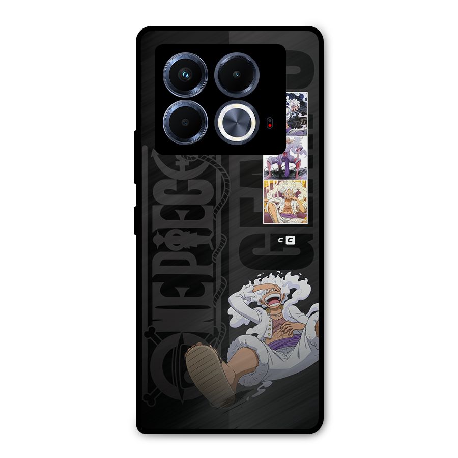 One Piece Monkey D LUffy Gear 5 Metal Back Case for Infinix Note 40 5G