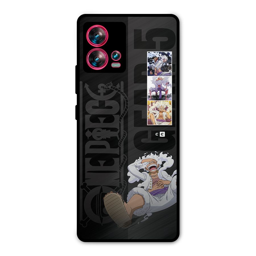 One Piece Monkey D LUffy Gear 5 Metal Back Case for Motorola Edge 30 Fusion