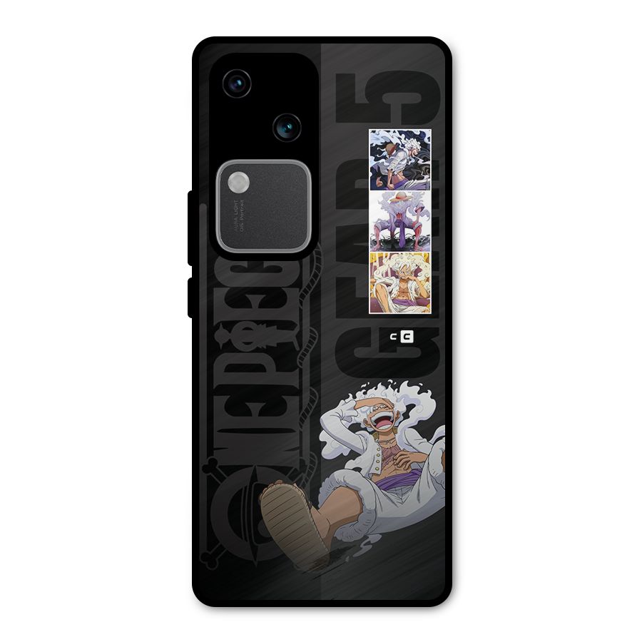 One Piece Monkey D LUffy Gear 5 Metal Back Case for Vivo V30