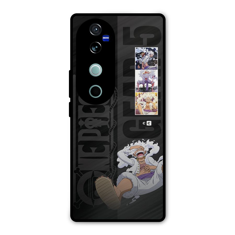 One Piece Monkey D LUffy Gear 5 Metal Back Case for Vivo V40