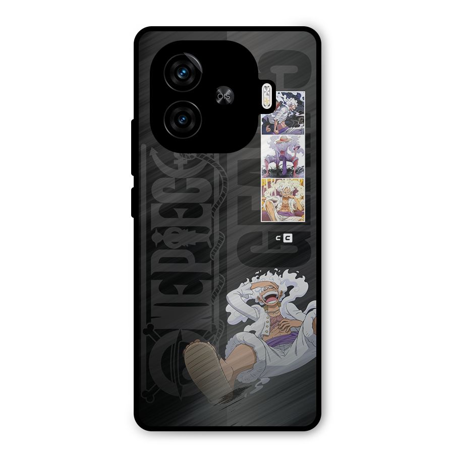 One Piece Monkey D LUffy Gear 5 Metal Back Case for iQOO Z9 Turbo