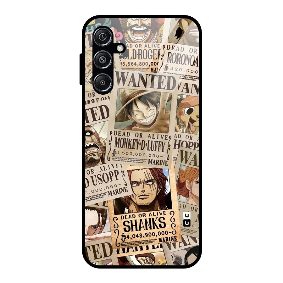 One Piece Most Wanted Glass Back Case for Galaxy M34 5G