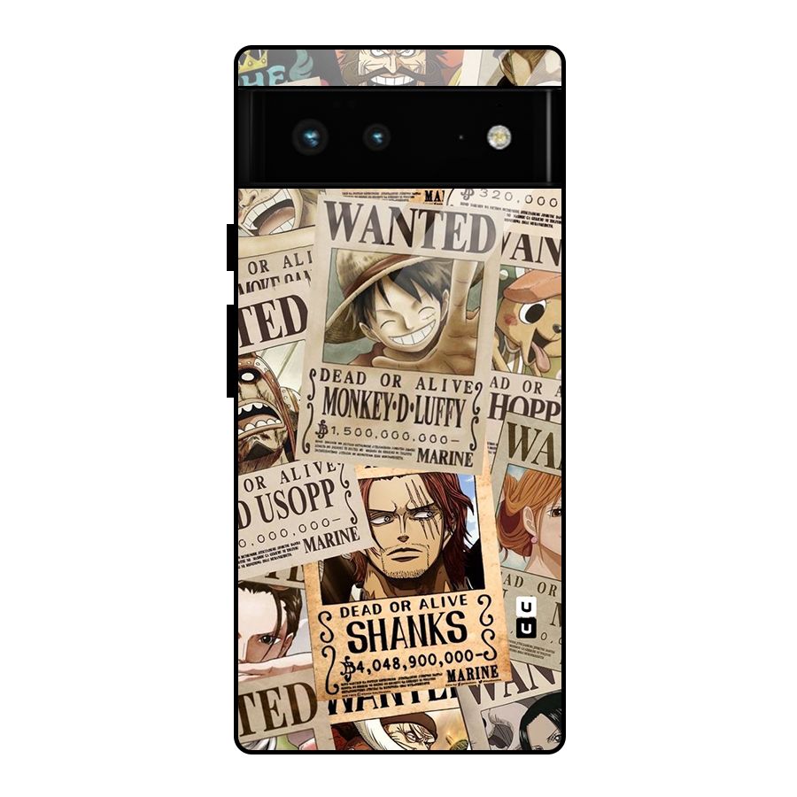 One Piece Most Wanted Glass Back Case for Google Pixel 6