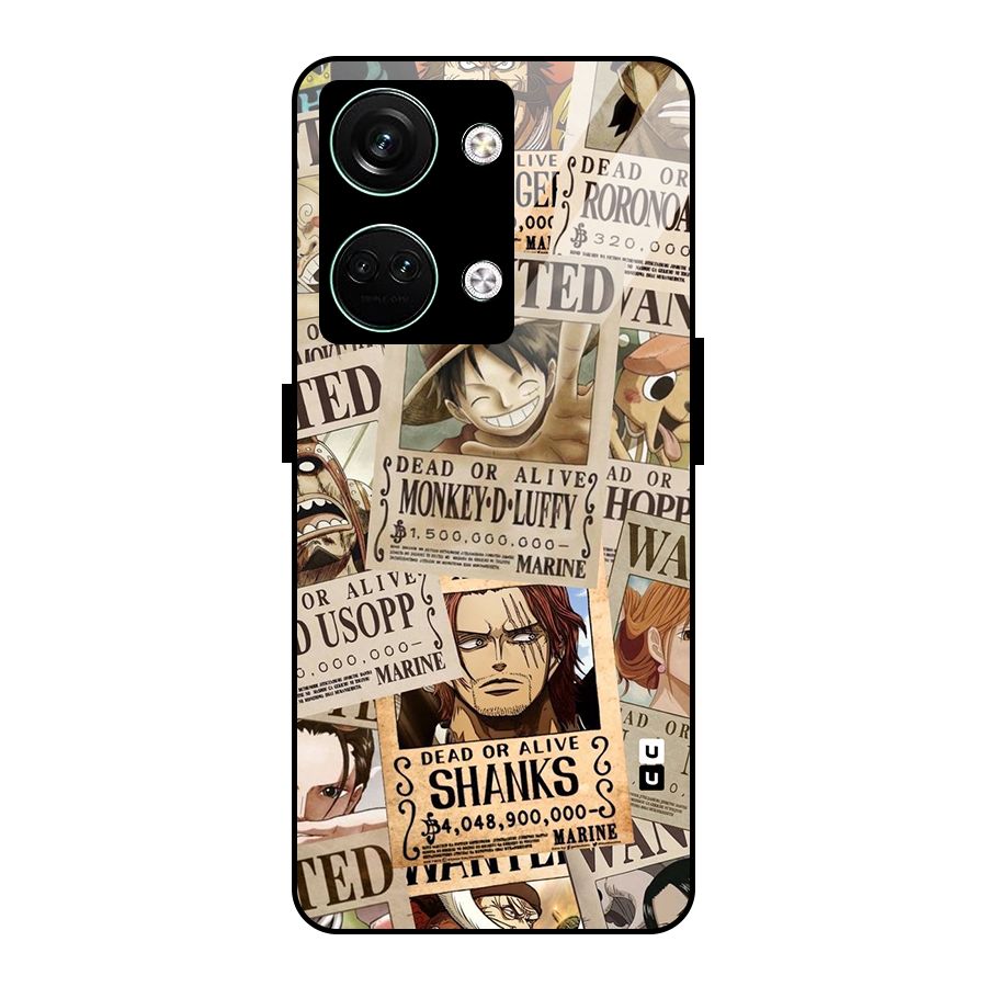 One Piece Most Wanted Glass Back Case for Oneplus Nord 3
