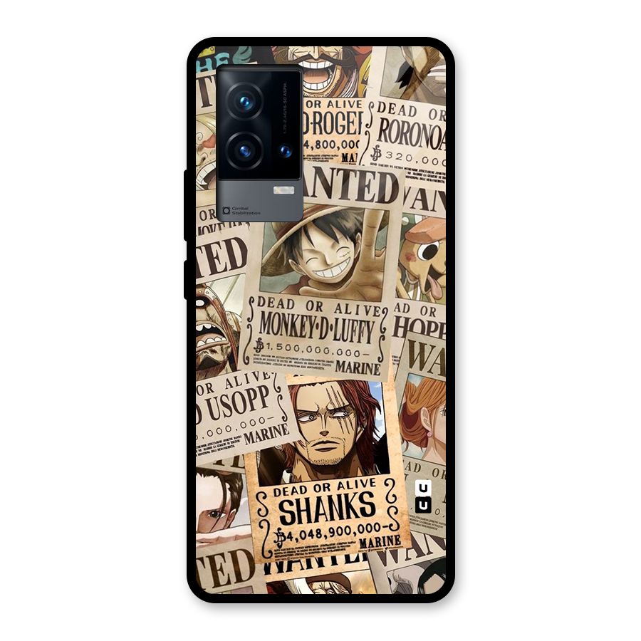 One Piece Most Wanted Glass Back Case for iQOO 9 5G