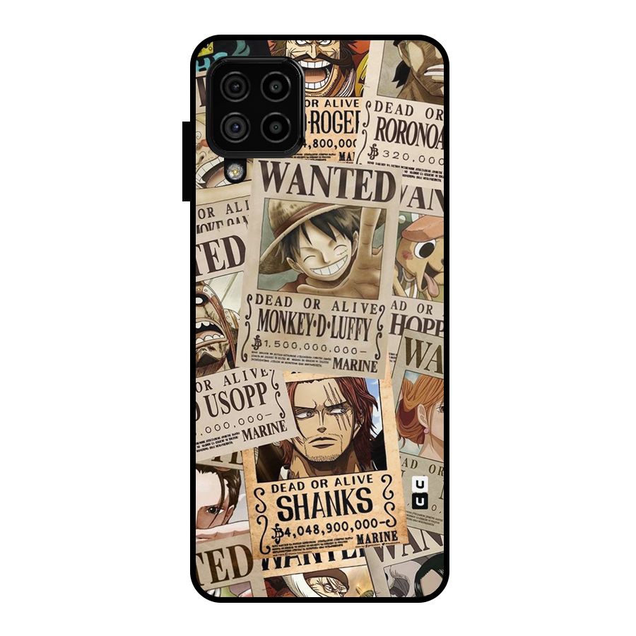 One Piece Most Wanted Metal Back Case for Galaxy A22 4G
