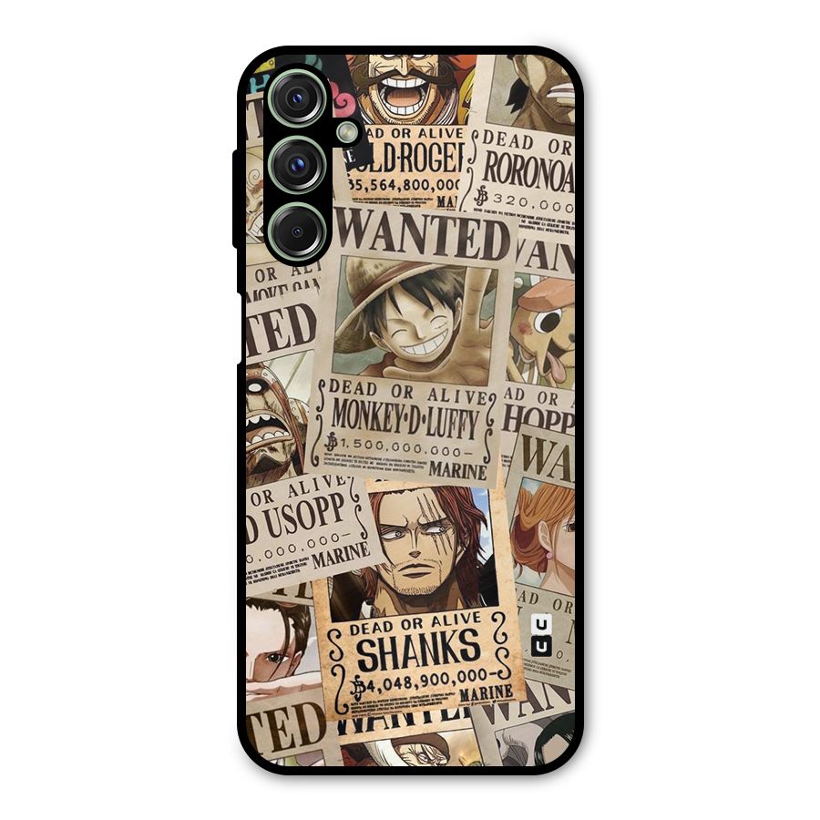 One Piece Most Wanted Metal Back Case for Galaxy F34