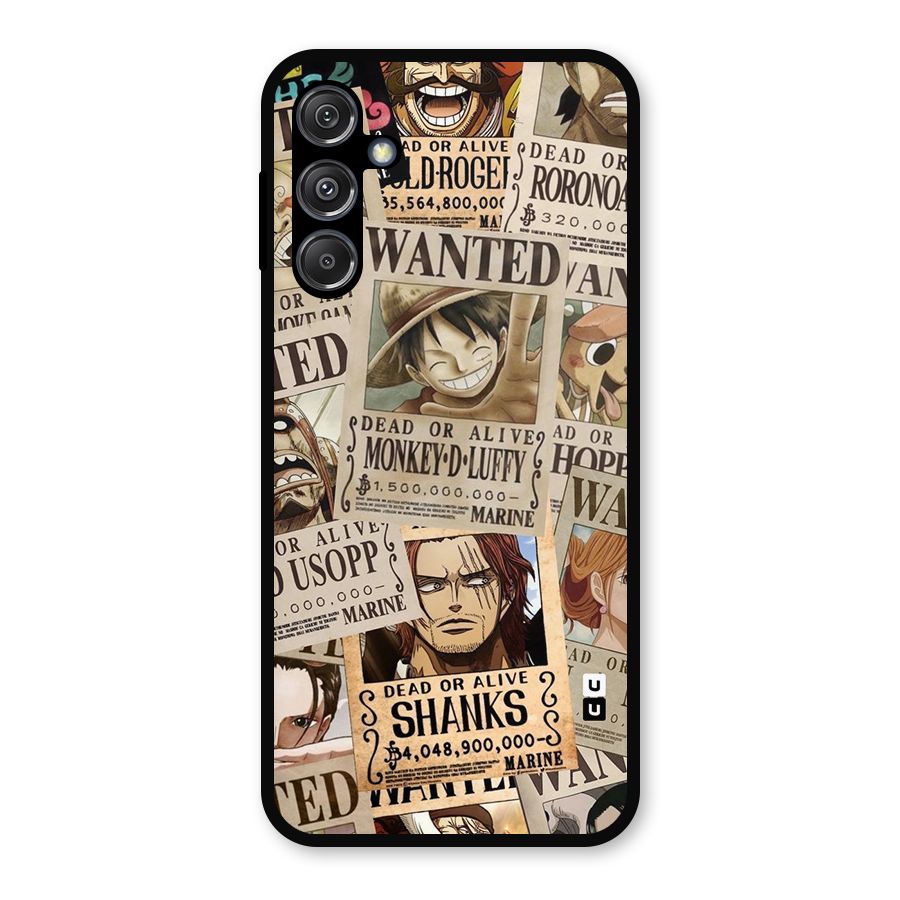 One Piece Most Wanted Metal Back Case for Galaxy M34 5G