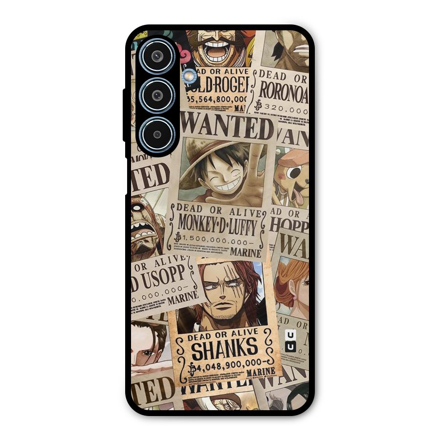 One Piece Most Wanted Metal Back Case for Galaxy M35