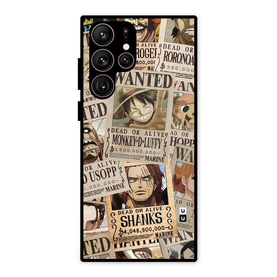 One Piece Most Wanted Metal Back Case for Galaxy S22 Ultra 5G