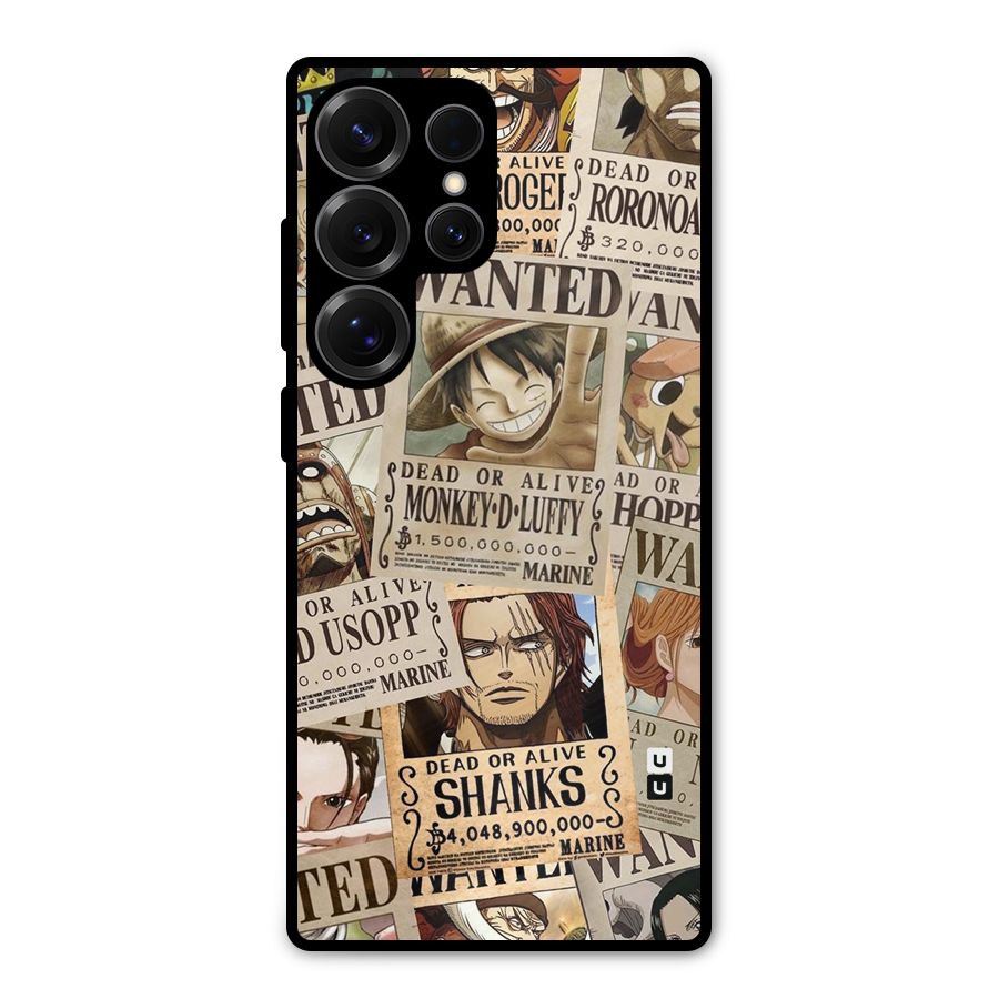 One Piece Most Wanted Metal Back Case for Galaxy S25 Ultra