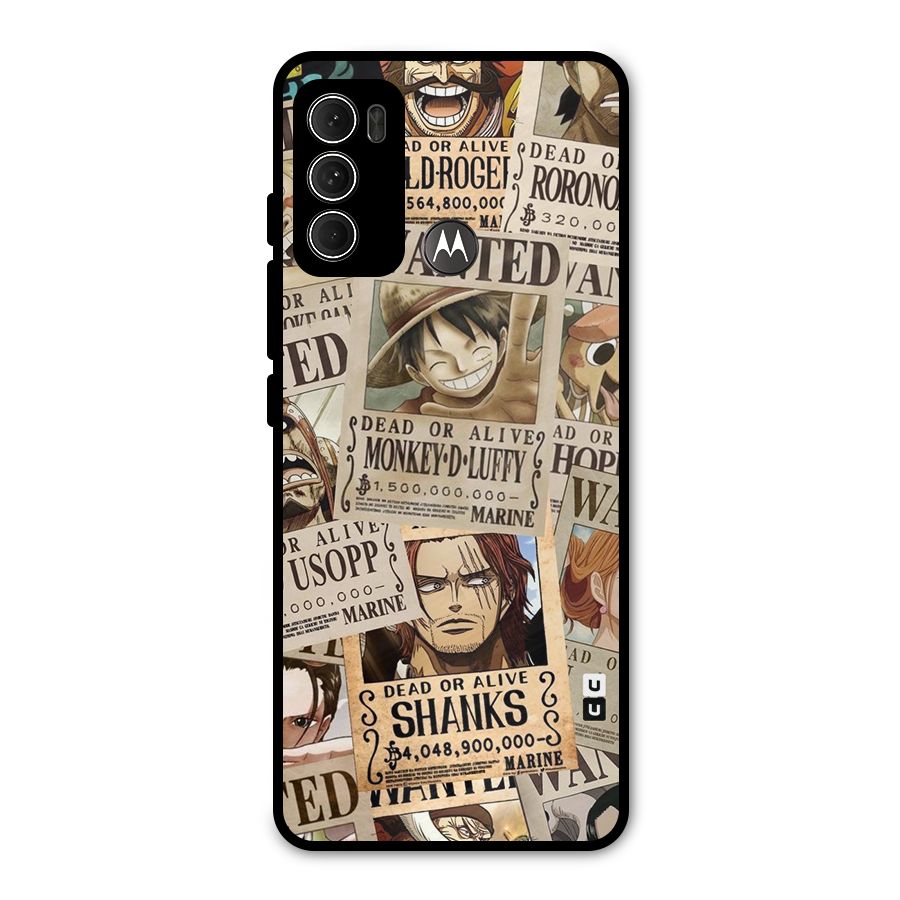 One Piece Most Wanted Metal Back Case for Moto G60