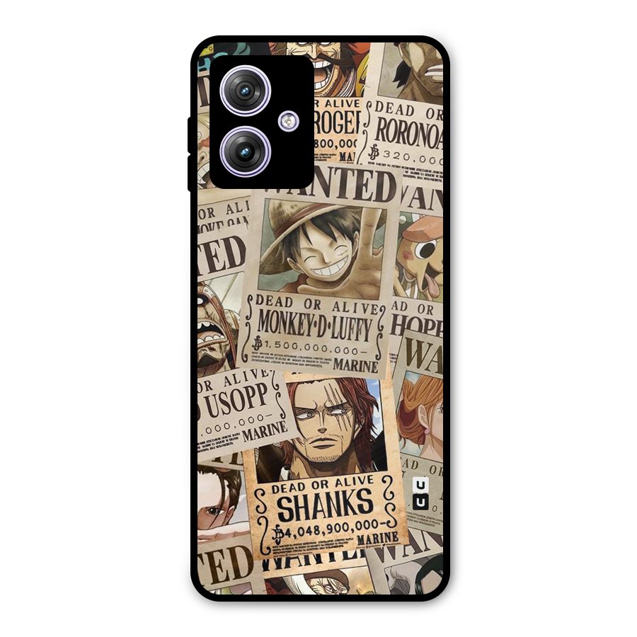 One Piece Most Wanted Metal Back Case for Moto G64