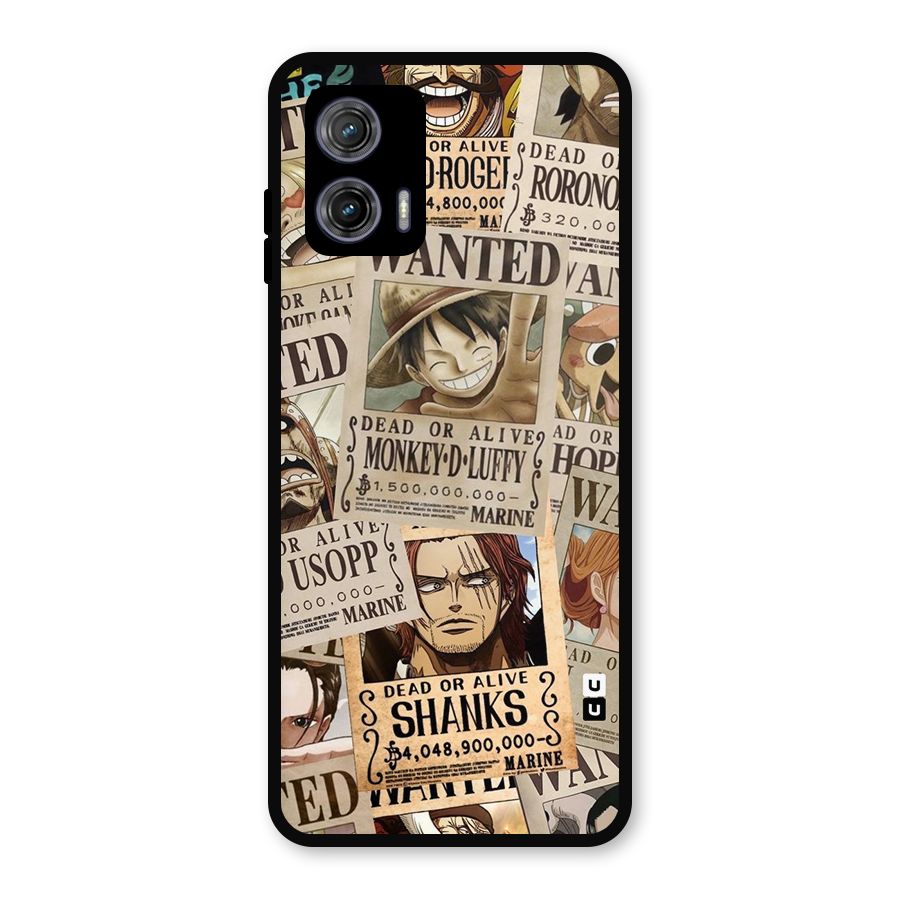 One Piece Most Wanted Metal Back Case for Moto G73