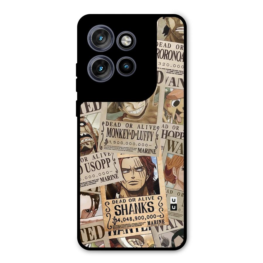One Piece Most Wanted Metal Back Case for Motorola Edge 50 Neo