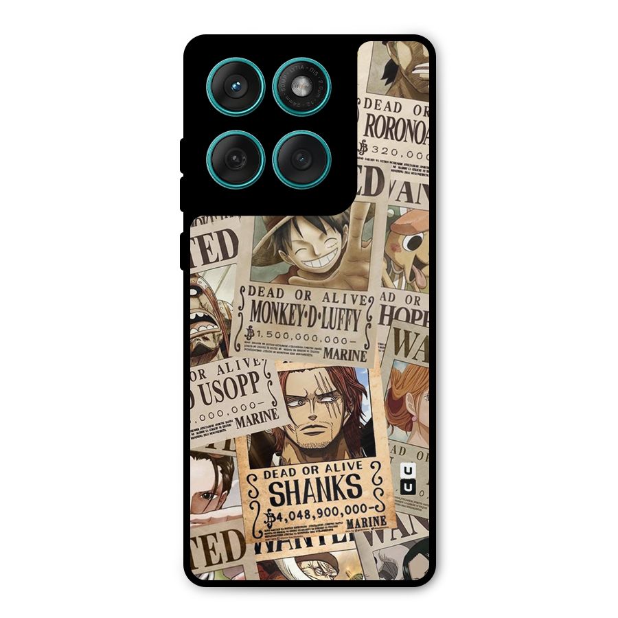 One Piece Most Wanted Metal Back Case for Motorola Edge 60 Fusion