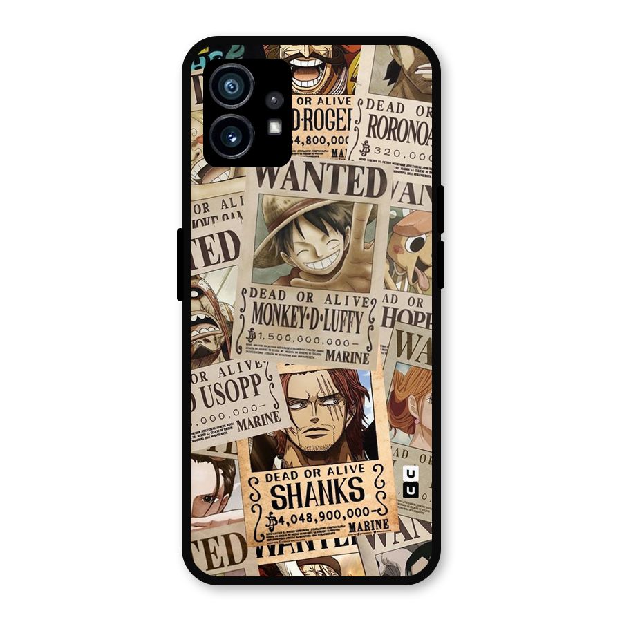 One Piece Most Wanted Metal Back Case for Nothing Phone 1