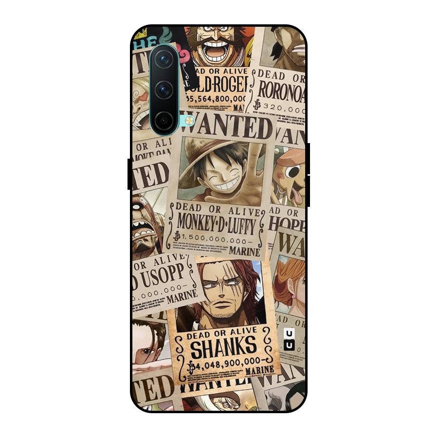 One Piece Most Wanted Metal Back Case for OnePlus Nord CE 5G