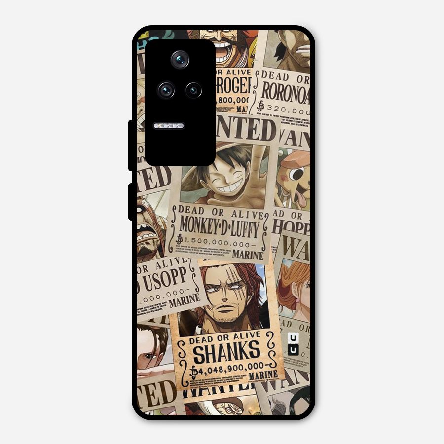 One Piece Most Wanted Metal Back Case for Poco F4 5G