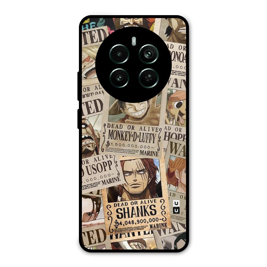 One Piece Most Wanted Metal Back Case for Realme 12 Pro Plus